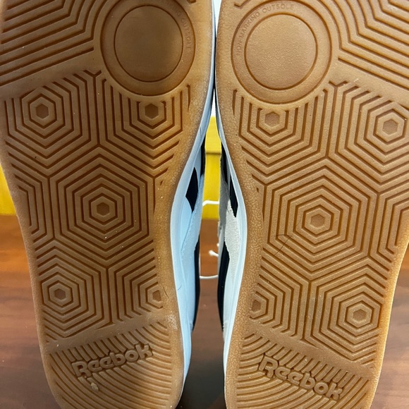 Reebok club c revenge sneakers New size 10.5 off white/grey/blue stripe - Picture 4 of 5